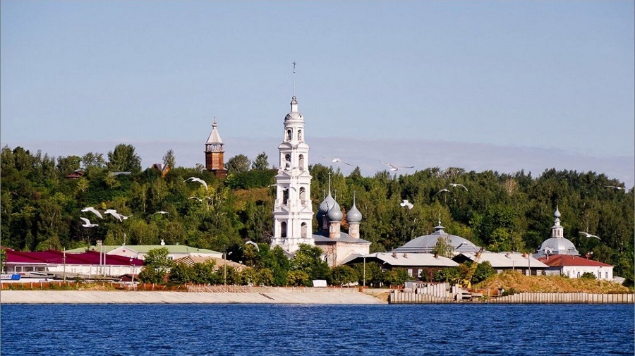 Расположение города Юрьевца